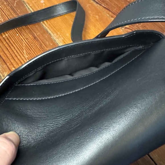 Alexander Wang SS16 Sample Lia Studded Crossbody Saddle Bag Silver Black Leather - Picture 13 of 16